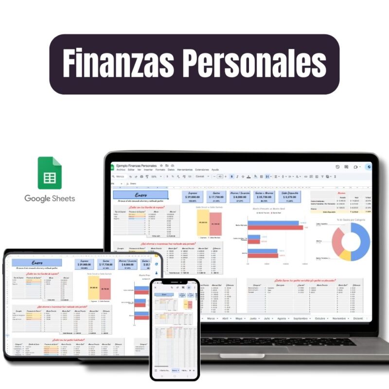 Plantilla de Finanzas Personales en Google Sheets